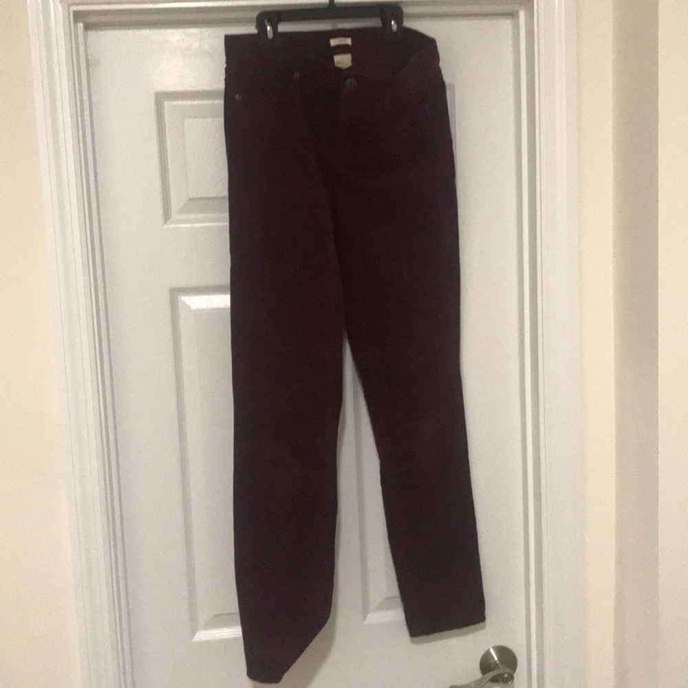 J. Crew Corduroy Toothpick Pants